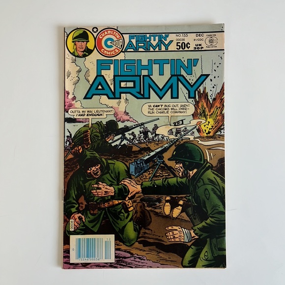 Fightin' Army #128 (1977) #155 (1981) Charlton Comics 1977 Lot of 2 Comics UC - Picture 8 of 12